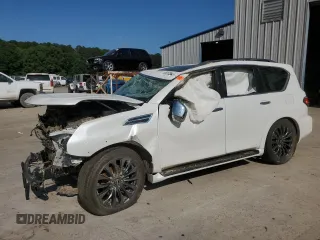 2023 Nissan Armada Platinum z VIN JN8AY2DA5P9402960, wystawiony jako Copart lot #61908155 z przebiegiem 48 847 mil mil oraz Nie do naprawy • Non repairable. Historia ofert i sprzedaży dostępna na DreamBid. Obrazek 1.