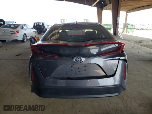 2022 Toyota Prius LE with VIN JTDKAMFP8N3213625, listed as a Copart auction lot 55500485 with 85,942 mi miles and Salvage title. Bid and sale history available at DreamBid. Image 6.