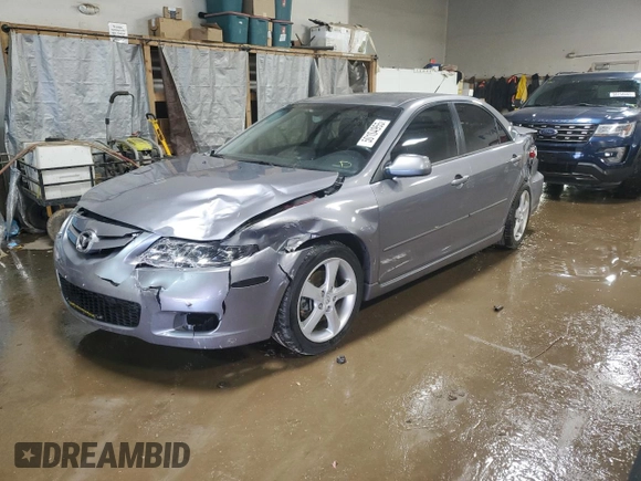 2007 Mazda 6 i Touring with VIN 1YVHP80C775M55684, listed as a Copart auction lot 50104955 with 49,608 mi miles and Salvage Title. Bid and sale history available at DreamBid. Image 1.