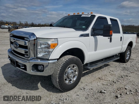 2016 Ford Super Duty F-250 SRW Lariat with VIN 1FT7W2B65GEA43630, listed as a Copart auction lot 51164995 with 335,370 mi miles and Salvage Title. Bid and sale history available at carsss.com. Image 1.