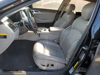 2015 Hyundai Genesis 3.8L with VIN KMHGN4JE9FU101990, listed as a Copart auction lot 49518945 with 58,601 mi miles and Clean Title. Bid and sale history available at carsss.com. Image 7.