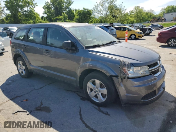 2013 Dodge Journey American Value z VIN 3C4PDCAB7DT547571, wystawiony jako Copart lot #58155265 z przebiegiem 111 613 mil mil oraz Czysty tytuł • Clean title. Historia ofert i sprzedaży dostępna na DreamBid. Obrazek 4.