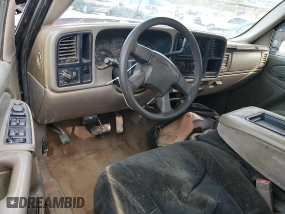 2007 Chevrolet Silverado 1500 LS with VIN 2GCEC13V471136642, listed as a Copart auction lot 42580975 with Not Provided miles and Salvage Title. Bid and sale history available at DreamBid. Image 8.