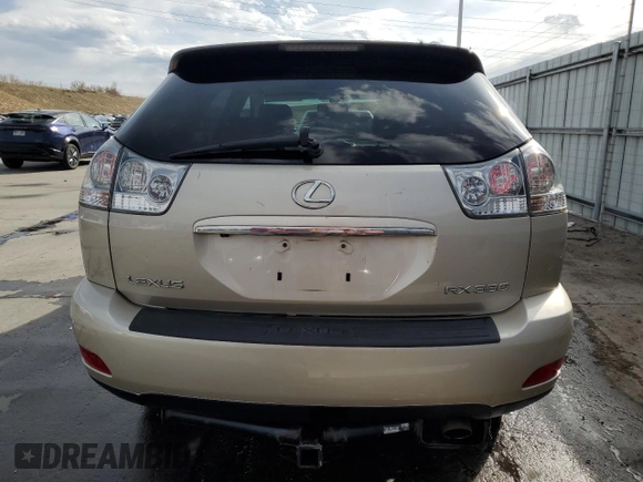 2008 Lexus RX with VIN 2T2HK31U38C091391, listed as a Copart auction lot 52376915 with 230,367 mi miles and Salvage Title. Bid and sale history available at carsss.com. Image 6.