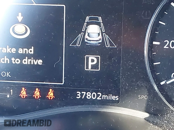 2023 Nissan Kicks SV with VIN 3N1CP5CV0PL496317, listed as a IAAI auction lot 42225207 with 37,802 mi miles and . Bid and sale history available at DreamBid. Image 15.