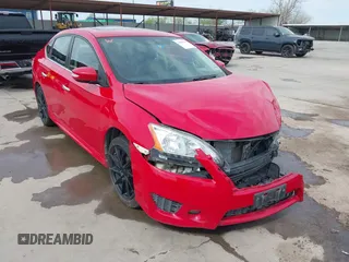 2015 Nissan Sentra S with VIN 3N1AB7AP6FY323263, listed as a IAAI auction lot 41892763 with 140,527 mi miles. Bid and sale history available at carsss.com. Image 1.