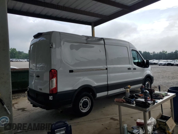 2022 Ford Transit Cargo with VIN 1FTBR1C8XNKA05854, listed as a Copart auction lot 57170555 with 119,996 mi miles and Salvage title. Bid and sale history available at DreamBid. Image 3.