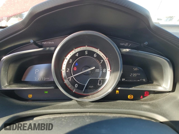 2014 Mazda 3 S Touring with VIN JM1BM1L39E1142695, listed as a Copart auction lot 47979615 with 71,073 mi miles and Salvage Title. Bid and sale history available at DreamBid. Image 9.