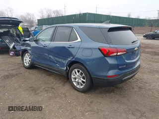 2024 Chevrolet Equinox LT with VIN 3GNAXKEG8RL329134, listed as a IAAI auction lot 41910999 with 8,616 mi miles. Bid and sale history available at carsss.com. Image 3.