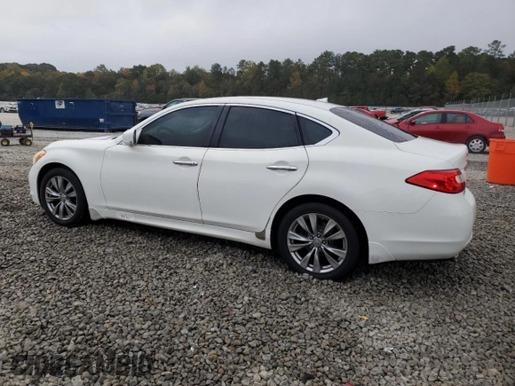 2012 Infiniti M37 with VIN JN1BY1AP6CM333127, listed as a Copart auction lot 78222284 with 202,255 mi miles and Salvage Title. Bid and sale history available at carsss.com. Image 2.