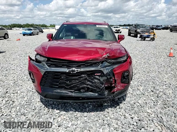 2020 Chevrolet Blazer RS z VIN 3GNKBERS3LS665144, wystawiony jako Copart lot #60528505 z przebiegiem 15 218 mil mil oraz Szkoda całkowita • Salvage title. Historia ofert i sprzedaży dostępna na DreamBid. Obrazek 14.