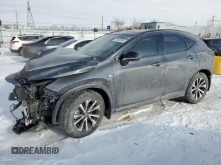 2024 Lexus NX with VIN 2T2KGCEZ2RC042729, listed as a Copart auction lot 44562395 with 28,404 mi miles and Salvage Title. Bid and sale history available at carsss.com. Image 1.