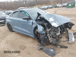 2024 Audi RS 3 z VIN WUAG4DGY8RA901259, wystawiony jako IAAI lot #41959150 z przebiegiem 13 414 mil mil oraz . Historia ofert i sprzedaży dostępna na DreamBid. Obrazek 1.