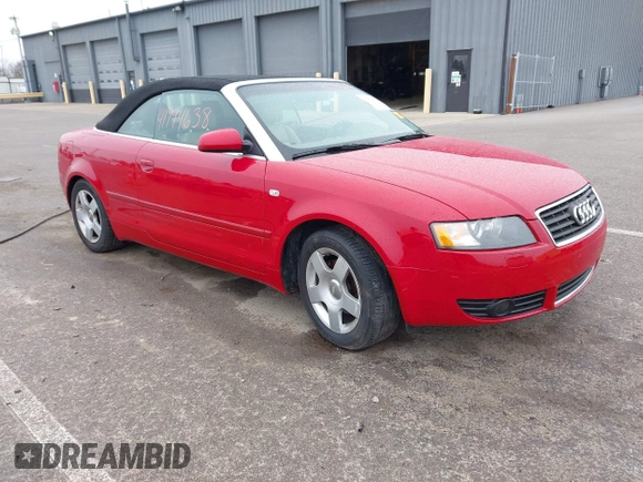 2003 Audi A4 1.8T с VIN WAUAC48H33K022982, выставлен на аукционе IAAI как лот 41994638 с пробегом 35 618 миль миль и . История ставок и продаж доступна на DreamBid. Изображение 1.