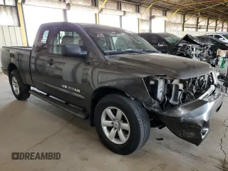2008 Nissan Titan SE with VIN 1N6AA06A78N340033, listed as a Copart auction lot 52544495 with 134,254 mi miles and Salvage Title. Bid and sale history available at carsss.com. Image 4.