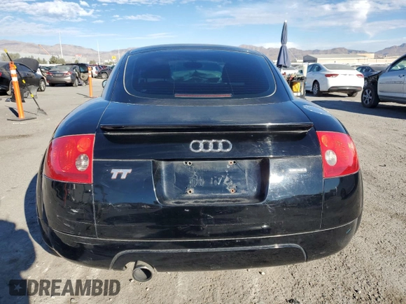 2002 Audi TT with VIN TRUWC28N521038985, listed as a Copart auction lot 82837794 with 209,776 mi miles and Salvage Title. Bid and sale history available at carsss.com. Image 6.