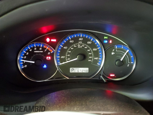 2012 Subaru Forester X Premium with VIN JF2SHADC5CH463450, listed as a Copart auction lot 58466505 with 67,248 mi miles and Salvage title. Bid and sale history available at DreamBid. Image 9.