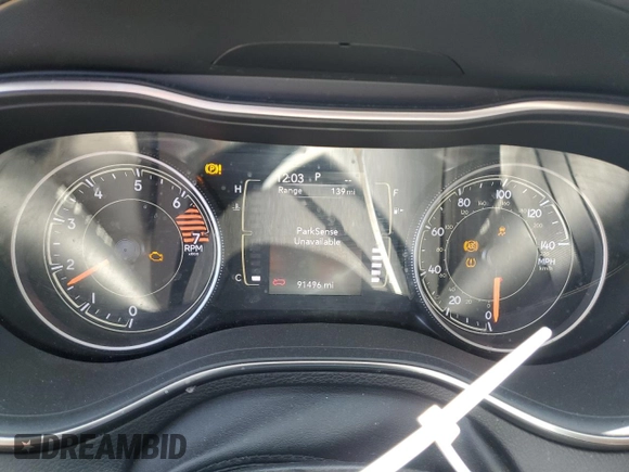 2020 Jeep Cherokee Latitude Plus z VIN 1C4PJLLB1LD605734, wystawiony jako Copart lot #56411515 z przebiegiem 91 496 mil mil oraz Szkoda całkowita • Salvage title. Historia ofert i sprzedaży dostępna na DreamBid. Obrazek 9.
