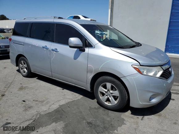 2016 Nissan Quest SV with VIN JN8AE2KPXG9152731, listed as a Copart auction lot 55842804 with 126,793 mi miles and Salvage Title. Bid and sale history available at carsss.com. Image 4.