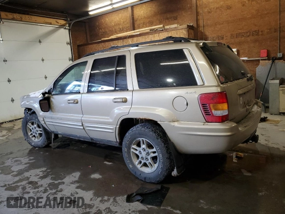 1999 Jeep Grand Cherokee Limited with VIN 1J4GW68N3XC799663, listed as a Copart auction lot 45630695 with 149,125 mi miles and Salvage Title. Bid and sale history available at carsss.com. Image 2.