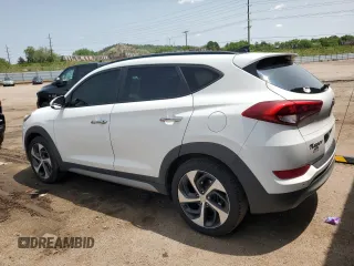 2017 Hyundai Tucson Limited z VIN KM8J3CA28HU296608, wystawiony jako Copart lot #58847025 z przebiegiem 94 306 mil mil oraz Czysty tytuł • Clean title. Historia ofert i sprzedaży dostępna na DreamBid. Obrazek 2.