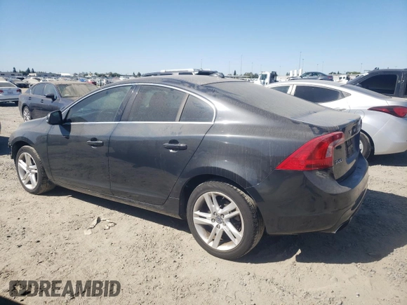 2015 Volvo S60 T5 Platinum with VIN YV1612TD2F2315861, listed as a Copart auction lot 68034954 with 93,786 mi miles and Salvage Title. Bid and sale history available at carsss.com. Image 2.