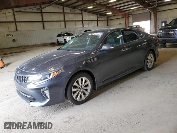 2018 Kia Optima S with VIN 5XXGT4L34JG233074, listed as a Copart auction lot 46759235 with 73,746 mi miles and Clean Title. Bid and sale history available at carsss.com. Image 1.