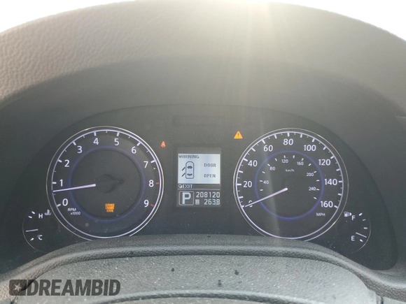 2013 Infiniti G37 Journey with VIN JN1CV6AP8DM714747, listed as a Copart auction lot 59539325 with 208,120 mi miles and Clean title. Bid and sale history available at DreamBid. Image 9.