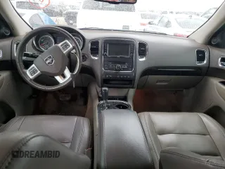 2013 Dodge Durango Crew with VIN 1C4SDHDTXDC552531, listed as a Copart auction lot 50353595 with 181,386 mi miles and Salvage title. Bid and sale history available at DreamBid. Image 8.
