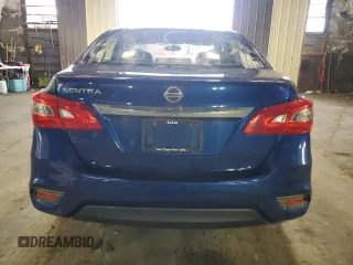 2017 Nissan Sentra S with VIN 3N1AB7APXHY208135, listed as a Copart auction lot 53930135 with 107,589 mi miles and Salvage Title. Bid and sale history available at carsss.com. Image 6.