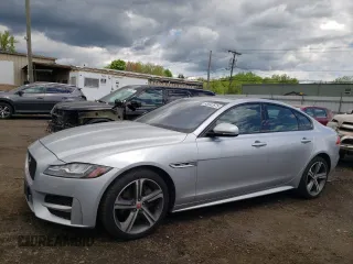 2017 Jaguar XF with VIN SAJBL4BN6HCY44054, listed as a Copart auction lot 55842675 with 124,273 mi miles and Salvage Title. Bid and sale history available at DreamBid. Image 1.
