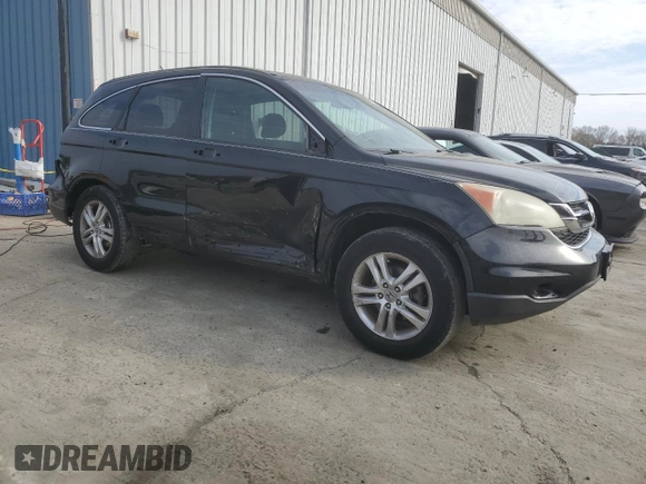 2010 Honda CR-V EX with VIN 5J6RE4H52AL084767, listed as a Copart auction lot 52511935 with 164,362 mi miles and Salvage Title. Bid and sale history available at carsss.com. Image 4.
