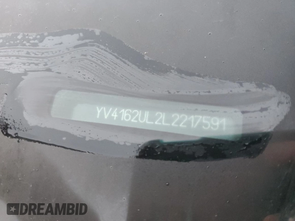 2020 Volvo XC40 Inscription with VIN YV4162UL2L2217591, listed as a Copart auction lot 48602535 with 69,768 mi miles and Salvage Title. Bid and sale history available at DreamBid. Image 12.