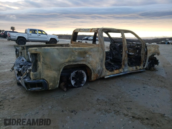 2022 GMC Sierra 1500 with VIN 3GTP9BEK7NG120603, listed as a Copart auction lot 39026973 with Not Provided miles and Non Repairable. Bid and sale history available at DreamBid. Image 3.