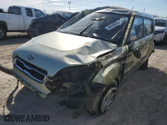 2012 Kia Soul with VIN KNDJT2A54C7353676, listed as a Copart auction lot 46438035 with 0 mi miles and Salvage Title. Bid and sale history available at carsss.com. Image 1.