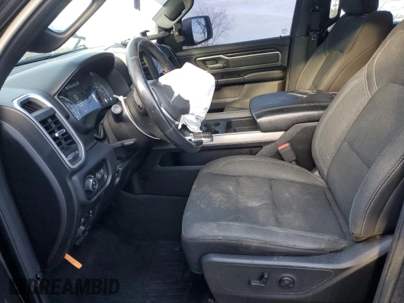 2019 Ram 1500 Big Horn/Lone Star with VIN 1C6RRFFG2KN908449, listed as a Copart auction lot 45495695 with 123,866 mi miles and Salvage Title. Bid and sale history available at carsss.com. Image 7.