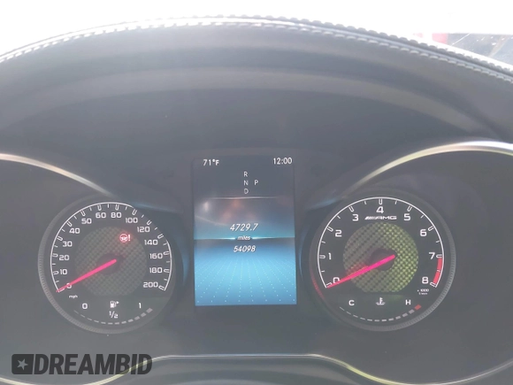2020 Mercedes-Benz C 63 AMG with VIN 55SWF8GB5LU332454, listed as a IAAI auction lot 41702800 with 54,098 mi miles and . Bid and sale history available at DreamBid. Image 7.