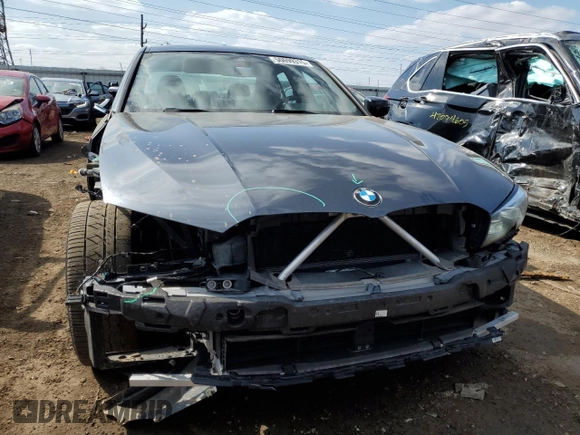 2019 BMW 3 Series 330i with VIN WBA5R1C55KAJ98853, listed as a Copart auction lot 50699315 with 101,110 mi miles and Salvage title. Bid and sale history available at DreamBid. Image 5.