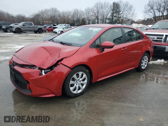 2021 Toyota Corolla LE with VIN JTDEPMAE8MJ138467, listed as a Copart auction lot 42791315 with 51,513 mi miles and Salvage Title. Bid and sale history available at DreamBid. Image 1.