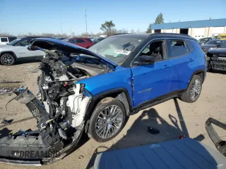 2023 Jeep Compass Limited with VIN 3C4NJDCN9PT570979, listed as a Copart auction lot 87317964 with 12,745 mi miles and Salvage Title. Bid and sale history available at carsss.com. Image 1.