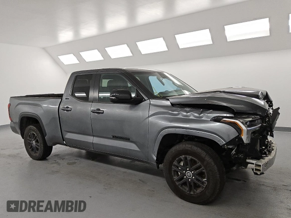 2024 Toyota Tundra SR5 with VIN 5TFLA5DA1RX173220, listed as a Copart auction lot 56688385 with 15,673 mi miles and Clean title. Bid and sale history available at DreamBid. Image 4.