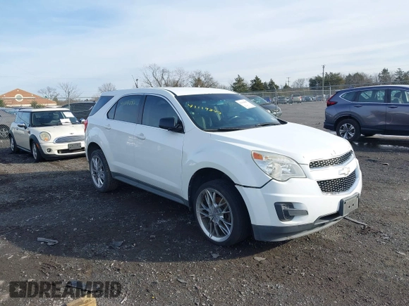 2011 Chevrolet Equinox LS with VIN 2CNALBEC5B6426721, listed as a IAAI auction lot 41119847 with 153,720 mi miles and . Bid and sale history available at DreamBid. Image 1.
