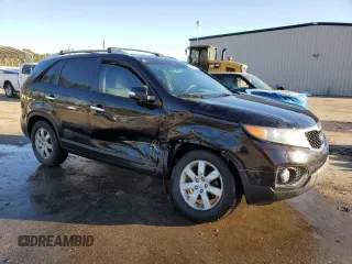 2013 Kia Sorento LX with VIN 5XYKT3A69DG345242, listed as a Copart auction lot 50469915 with 154,112 mi miles and Salvage title. Bid and sale history available at DreamBid. Image 4.