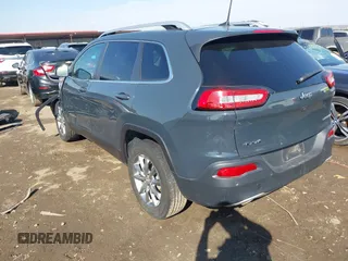 2018 Jeep Cherokee Limited with VIN 1C4PJMDB0JD569732, listed as a IAAI auction lot 41665127 with 55,412 mi miles. Bid and sale history available at carsss.com. Image 3.