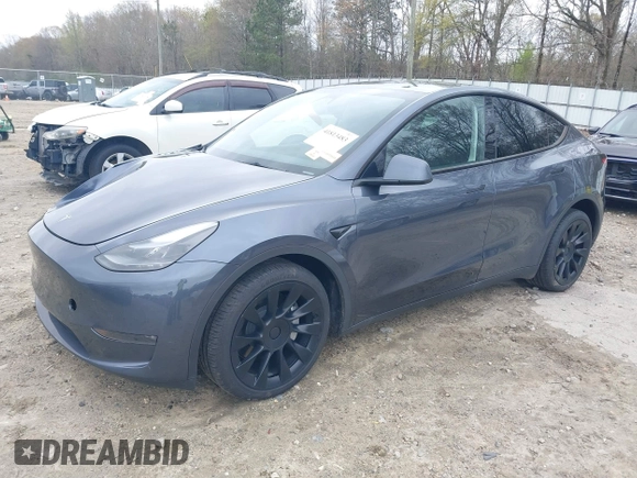 2023 Tesla Model Y Long Range with VIN 7SAYGDEE3PA177437, listed as a IAAI auction lot 41813483 with 17,093 mi miles. Bid and sale history available at carsss.com. Image 20.