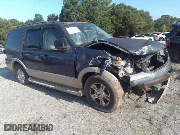 2005 Ford Expedition Eddie Bauer with VIN 1FMPU17555LA63851, listed as a IAAI auction lot 36265440 with Not provided miles and . Bid and sale history available at DreamBid. Image 1.