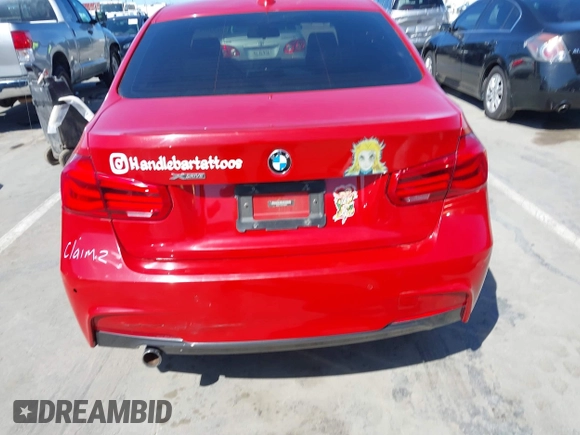 2016 BMW 3 Series with VIN WBA8F1C59GK438901, listed as a IAAI auction lot 41940197 with 99,755 mi miles and . Bid and sale history available at DreamBid. Image 16.