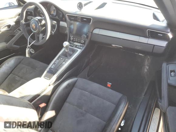 2018 Porsche 911 GT3 with VIN WP0AC2A92JS174646, listed as a Copart auction lot 80359474 with Not Provided miles and Non Repairable. Bid and sale history available at DreamBid. Image 8.