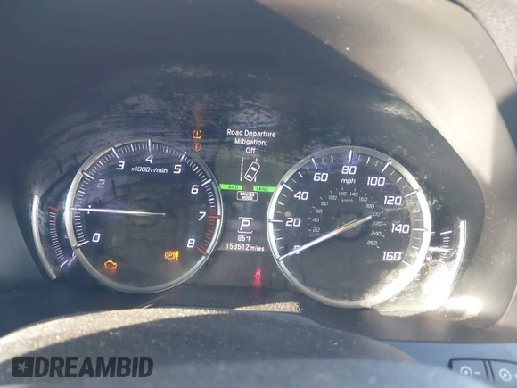 2019 Acura MDX with VIN 5J8YD4H33KL005886, listed as a IAAI auction lot 40896098 with 153,512 mi miles. Bid and sale history available at carsss.com. Image 7.