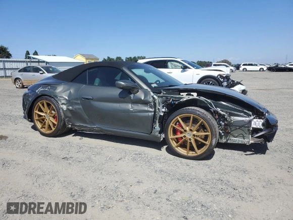 2020 Porsche 911 Carrera S with VIN WP0CB2A90LS264408, listed as a Copart auction lot 56250465 with 13,730 mi miles and Salvage Title. Bid and sale history available at DreamBid. Image 4.